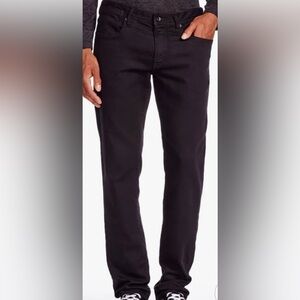 John Varvatos Black Straight Jeans